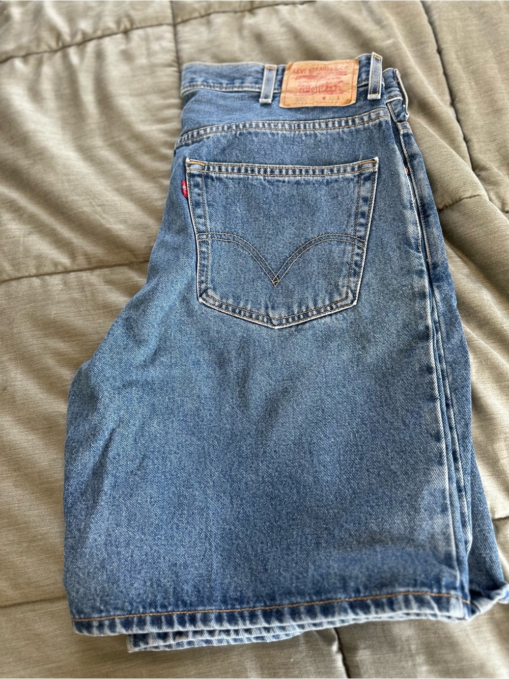 Levi's Men's Blue Classic Denim Jean Shorts